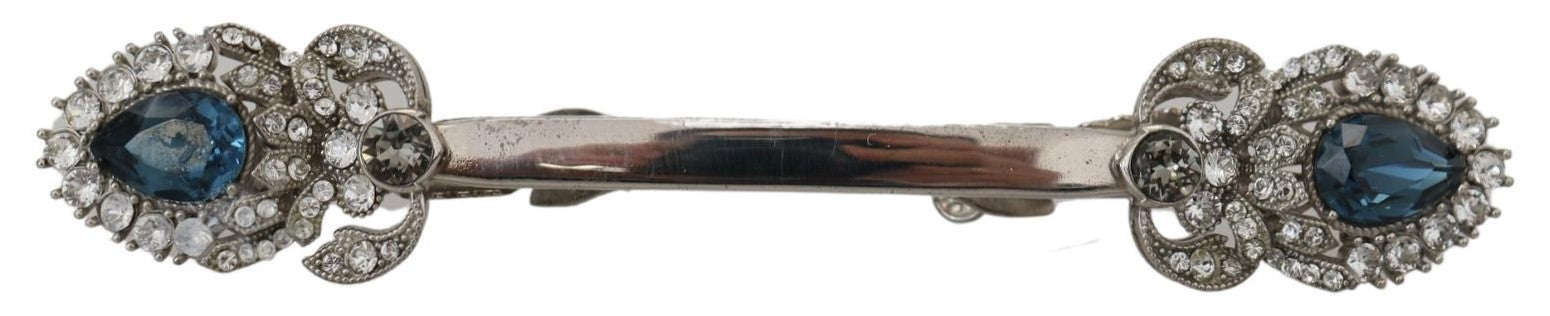 Dolce & Gabbana 925 Sterling Silber Kristalle Pin Kragen Brosche