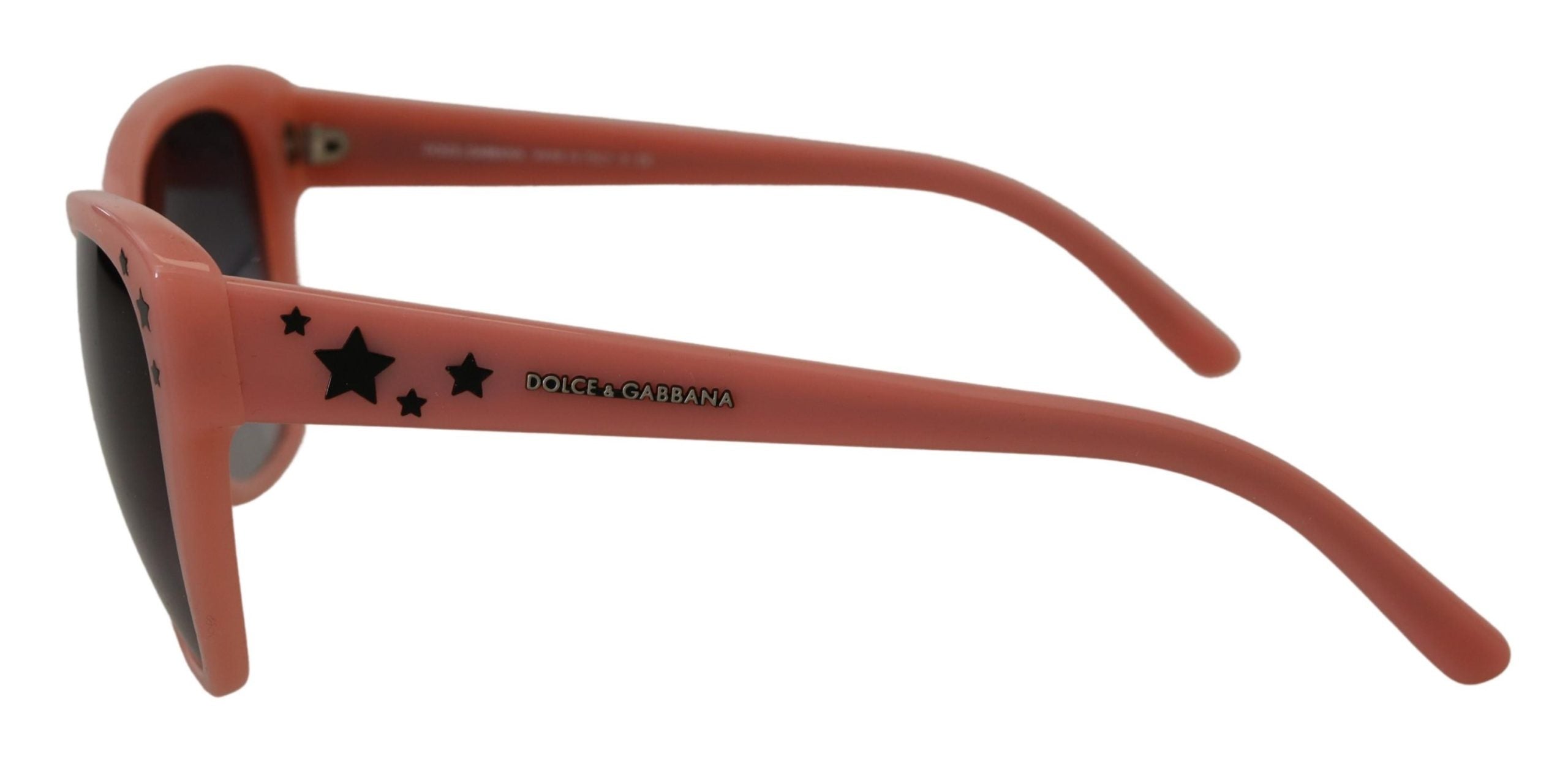 Dolce & Gabbana Rosa Acetat Rahmen Sterne Verschönerung DG4124 Sonnenbrille