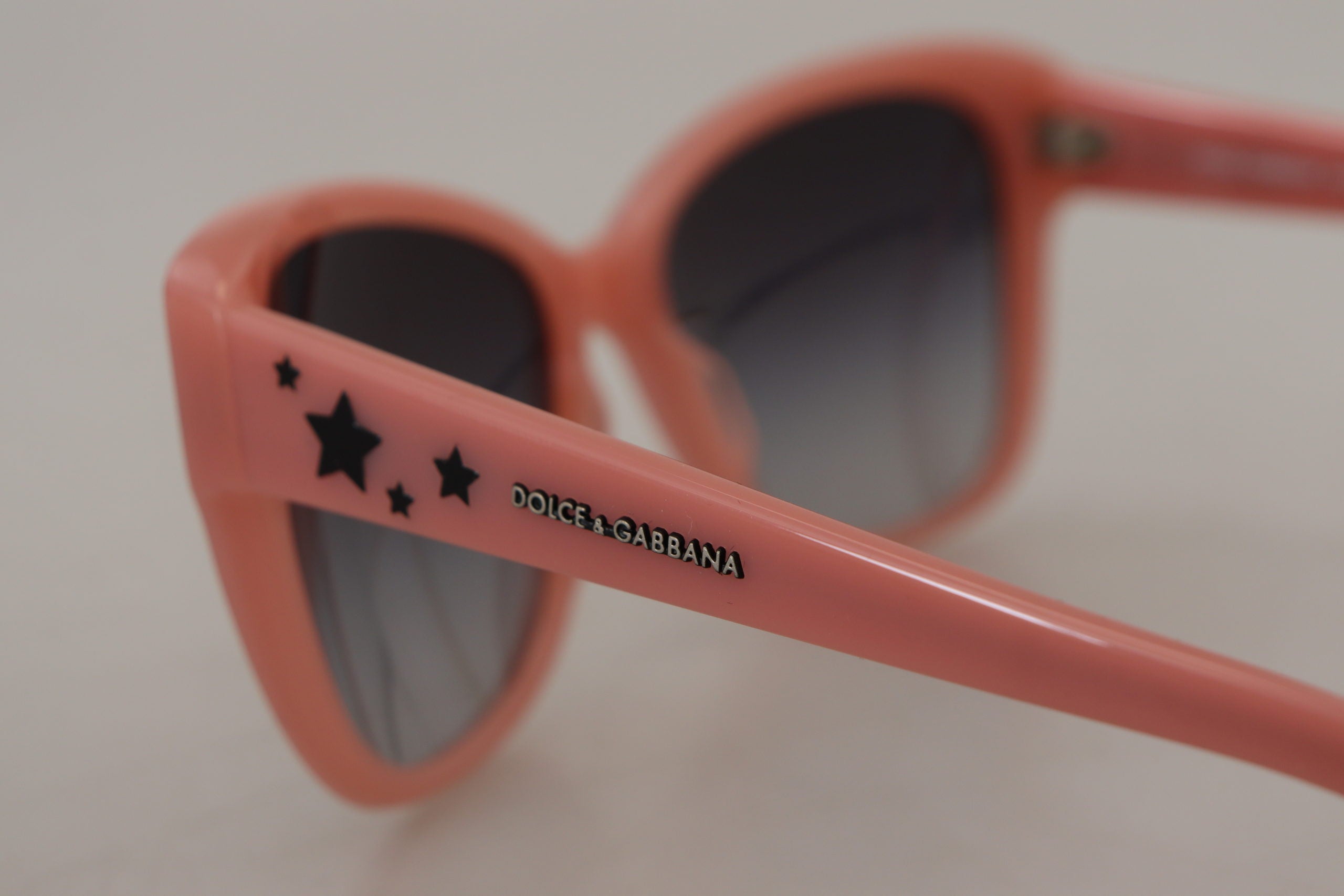 Dolce & Gabbana Rosa Acetat Rahmen Sterne Verschönerung DG4124 Sonnenbrille