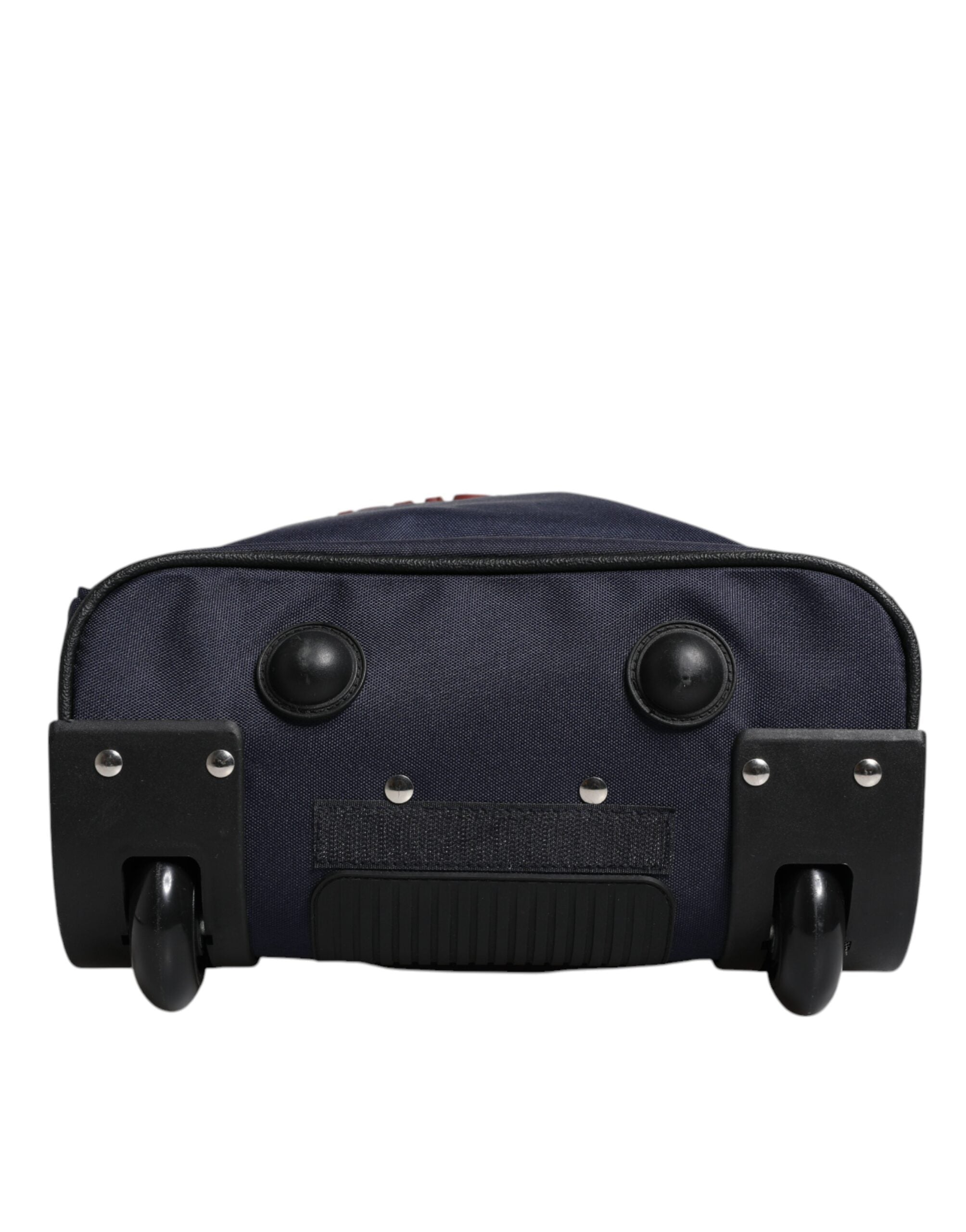 Dolce & Gabbana Blau Rot Polyester Kinder Back Pack Rad Koffer Tasche