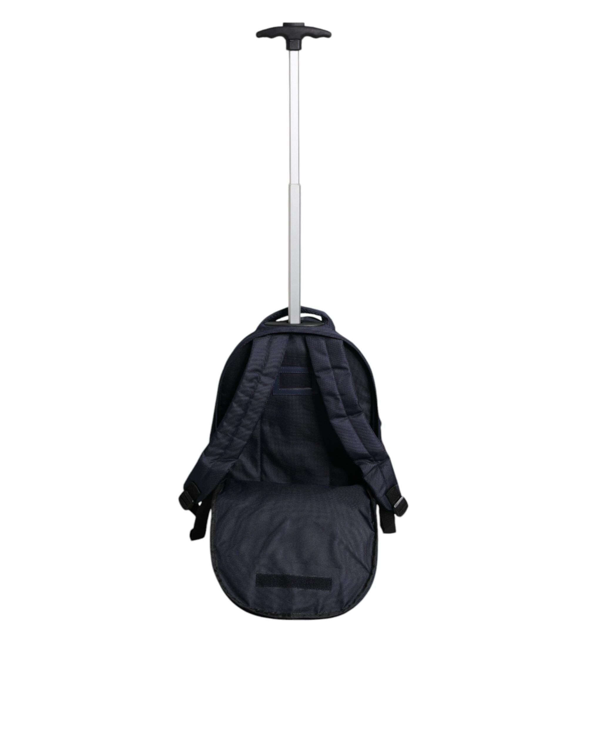 Dolce & Gabbana Blau Rot Polyester Kinder Back Pack Rad Koffer Tasche