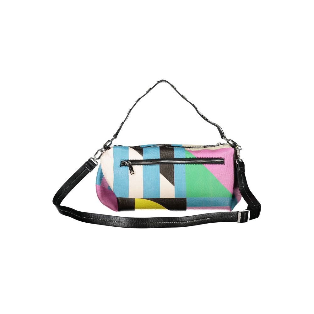 Desigual Rosa Polyethylen-Handtasche
