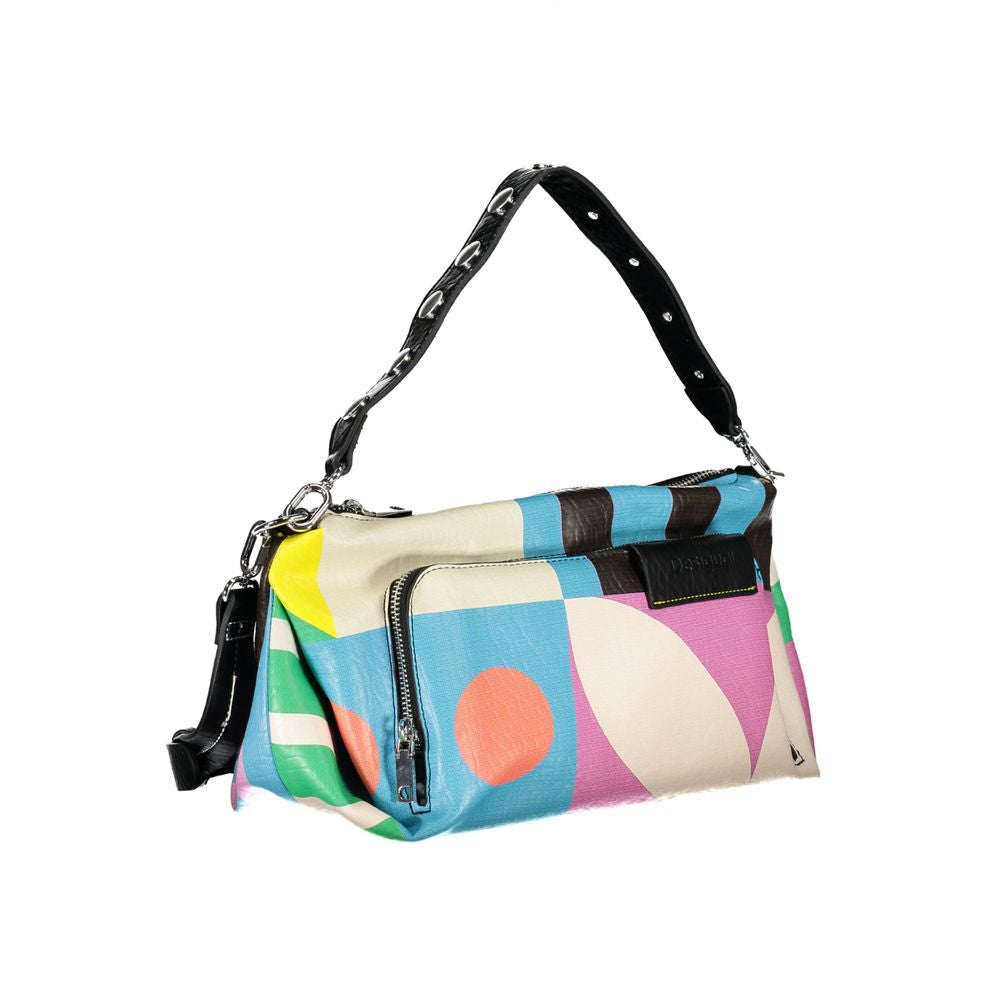Desigual Rosa Polyethylen-Handtasche