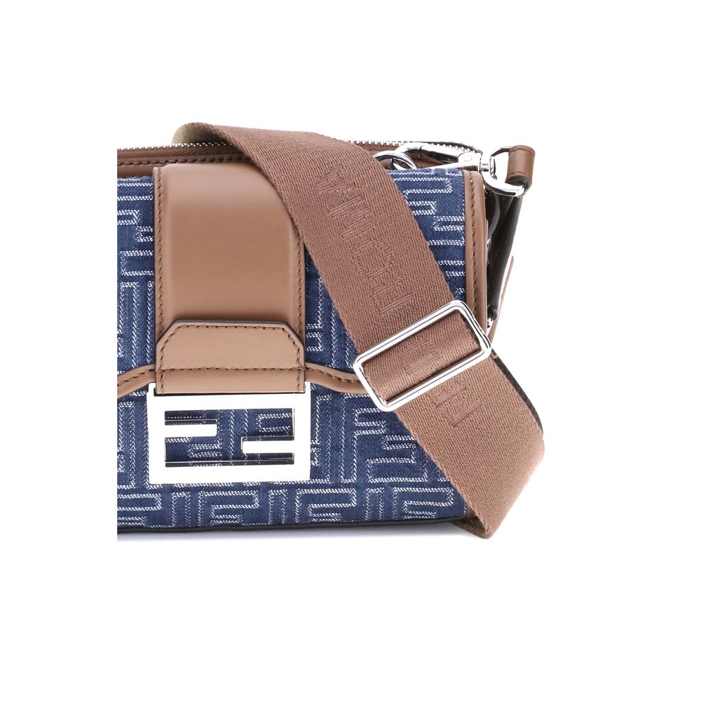 Fendi Baguette denim Umhängetasche