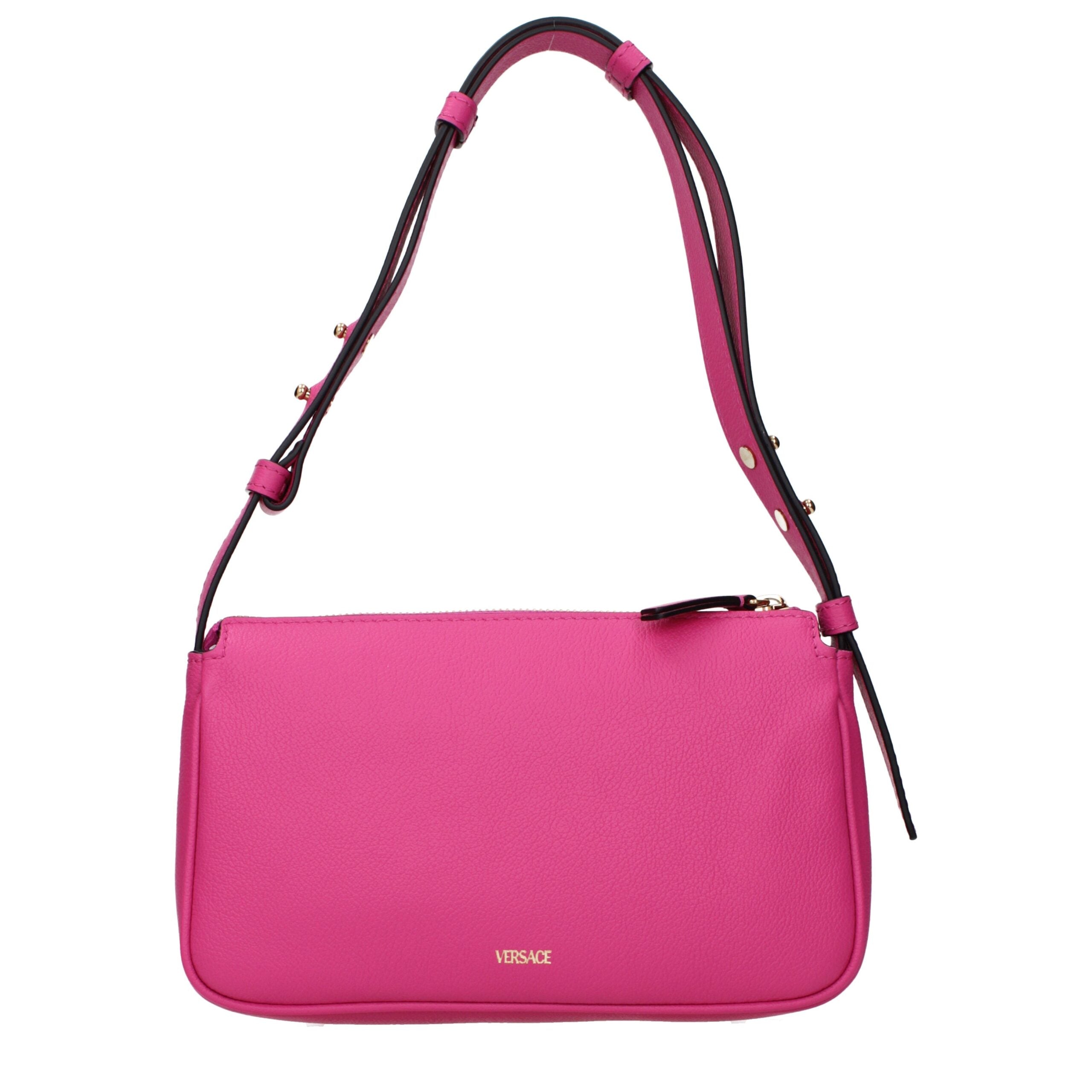 Versace Rosa Leder Umhängetaschen