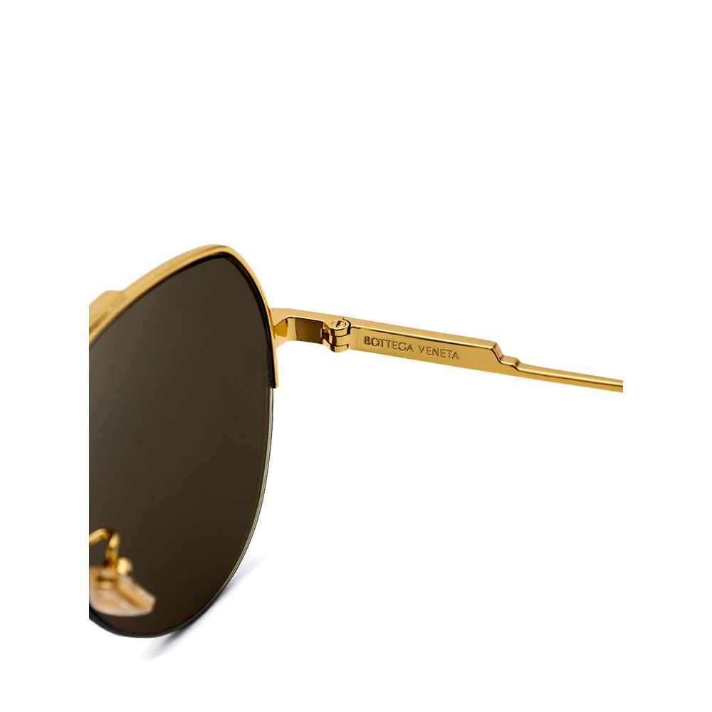 Bottega Veneta Goldmetall-Sonnenbrille