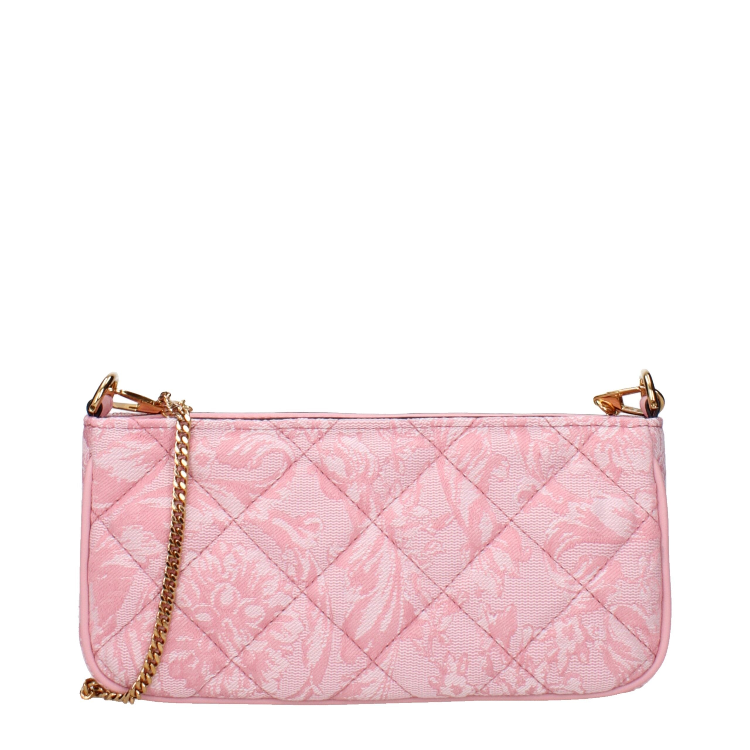 Versace Rosa Stoff-Crossbody-Taschen