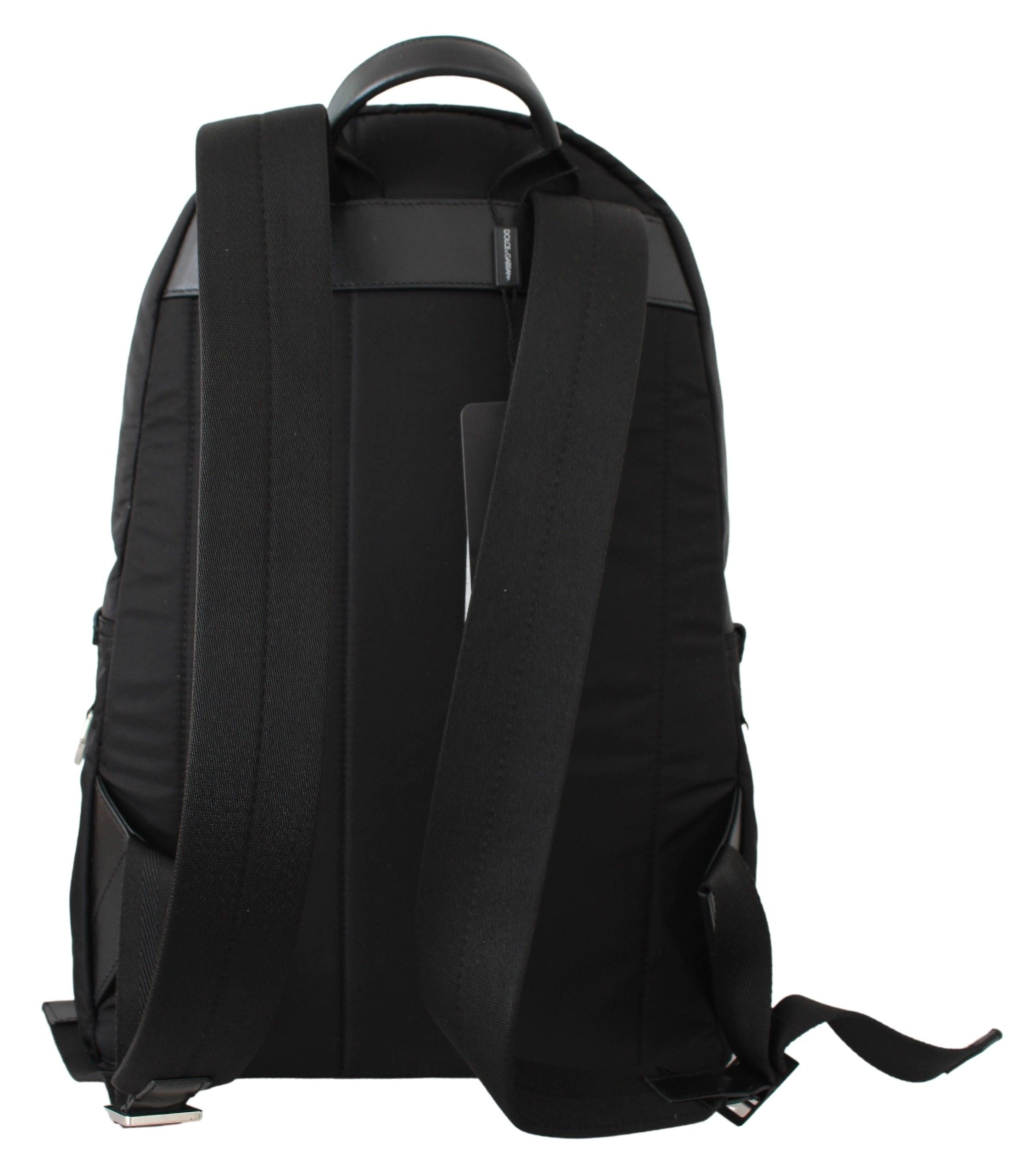 Dolce & Gabbana Schwarzes Goldenes Schwein des Jahres Schulrucksack