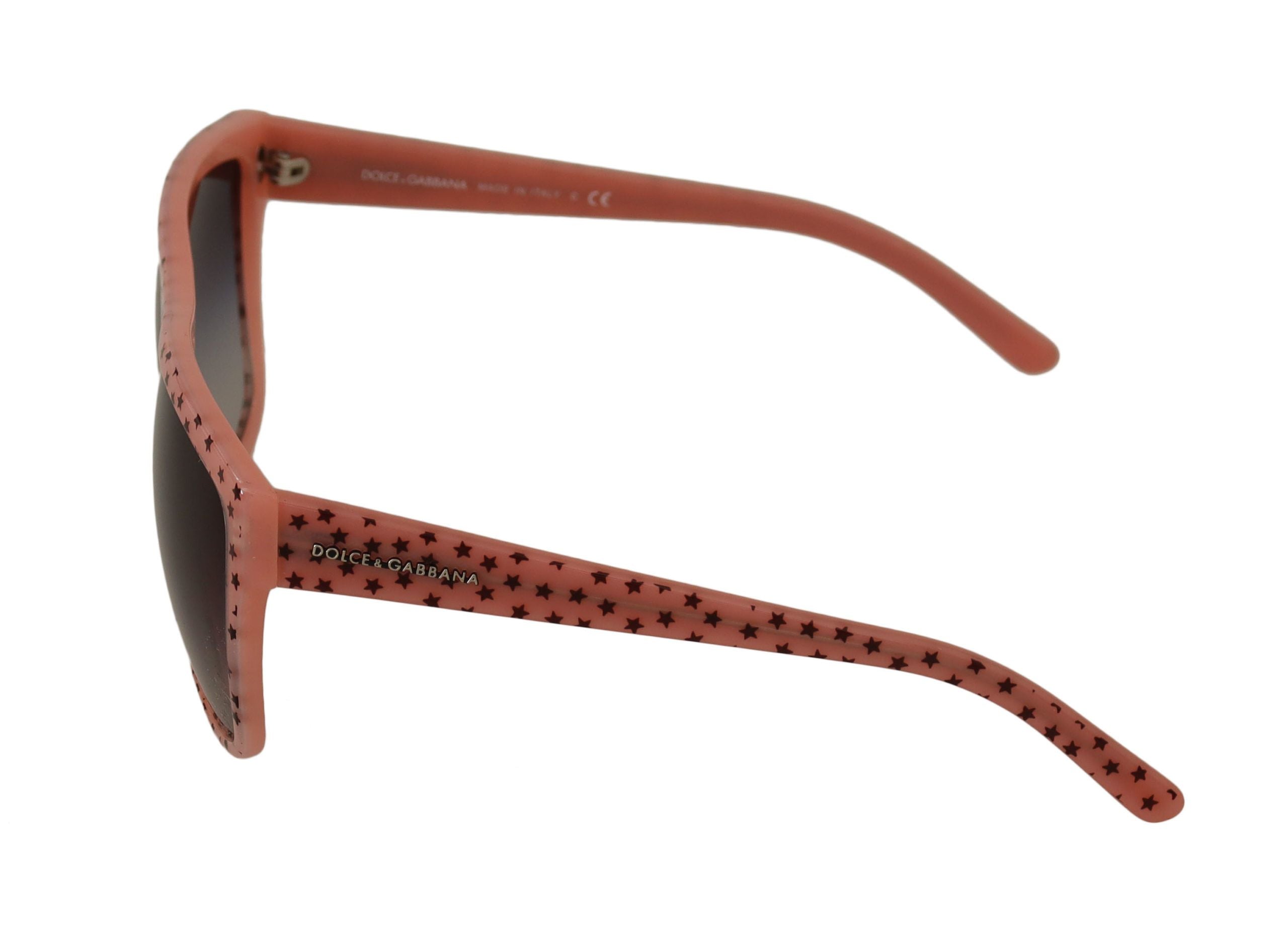 Dolce & Gabbana Braune Sterne Acetat Rahmen Frauen Schattierungen Sonnenbrille