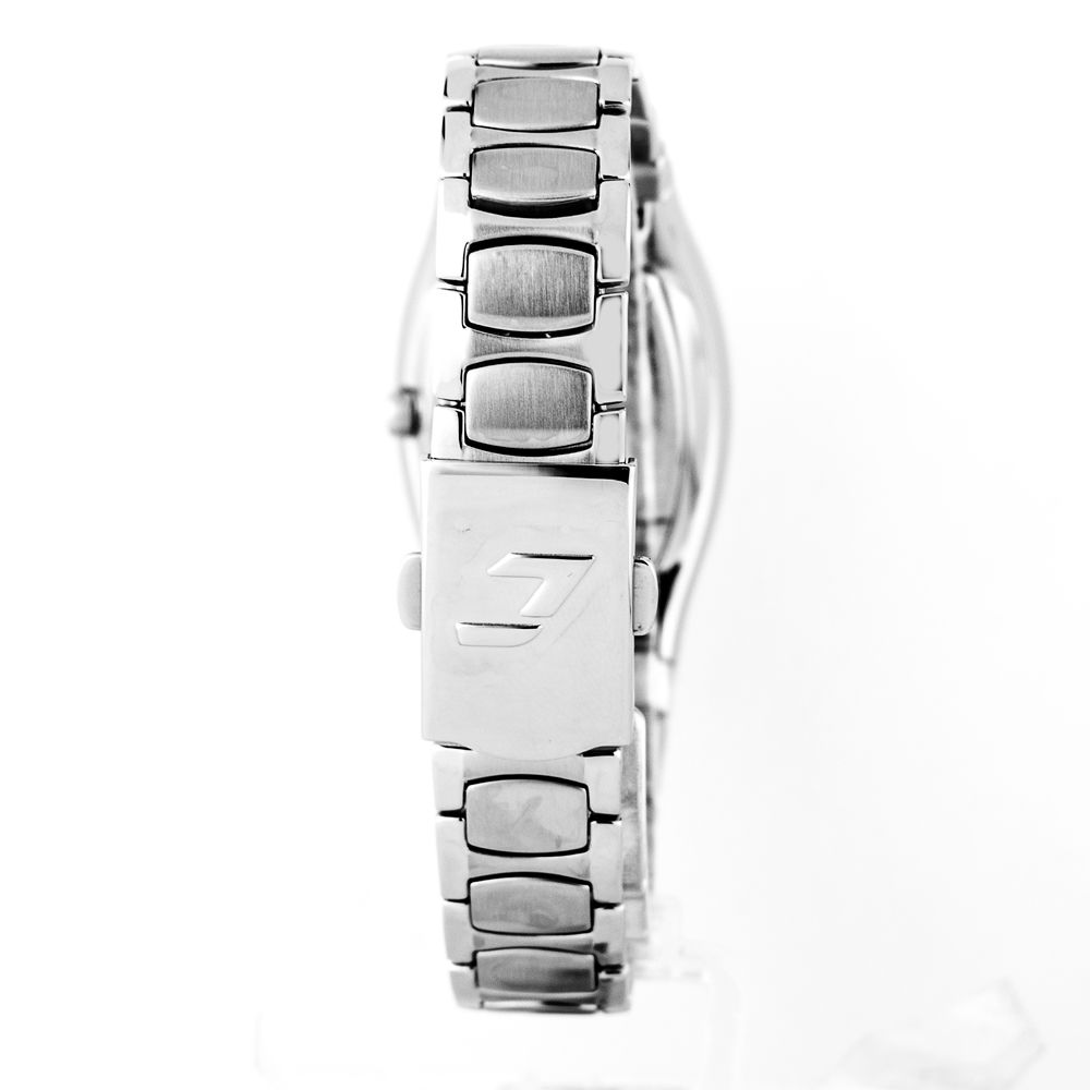 Chronotech Silberne Uhr aus Edelstahl