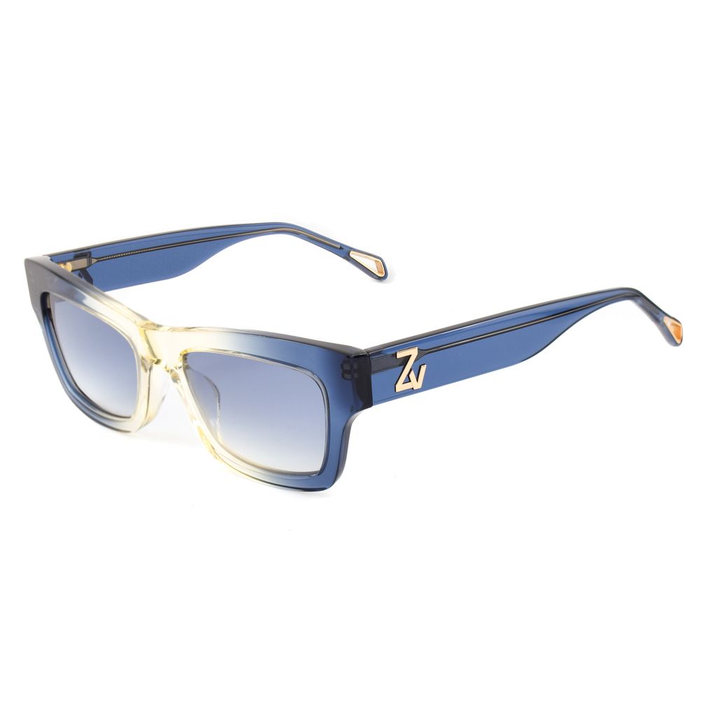 Zadig & Voltaire Blaue Acetat-Sonnenbrille