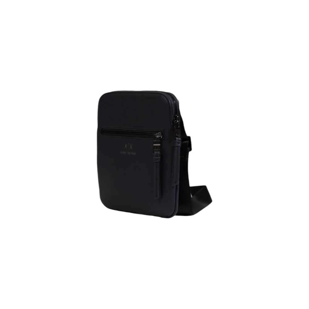 Armani Exchange Blaue Polyester-Messenger-Tasche