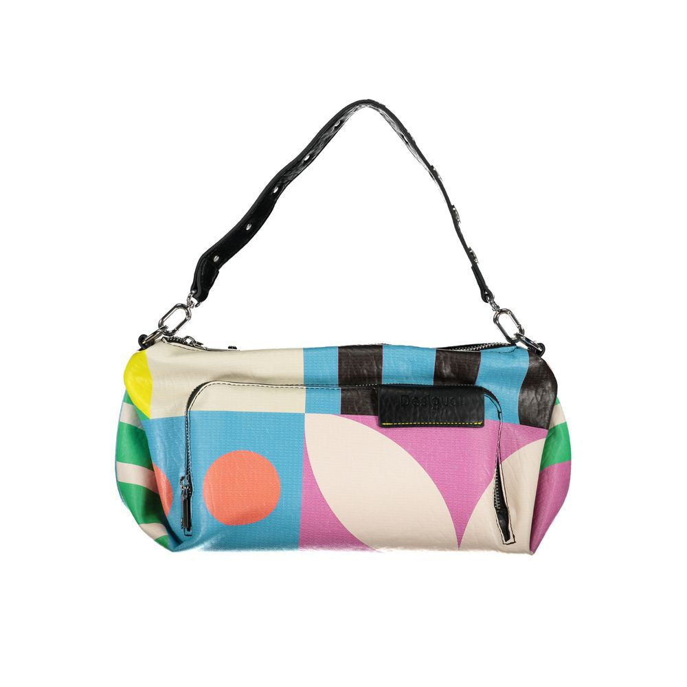 Desigual Rosa Polyethylen-Handtasche