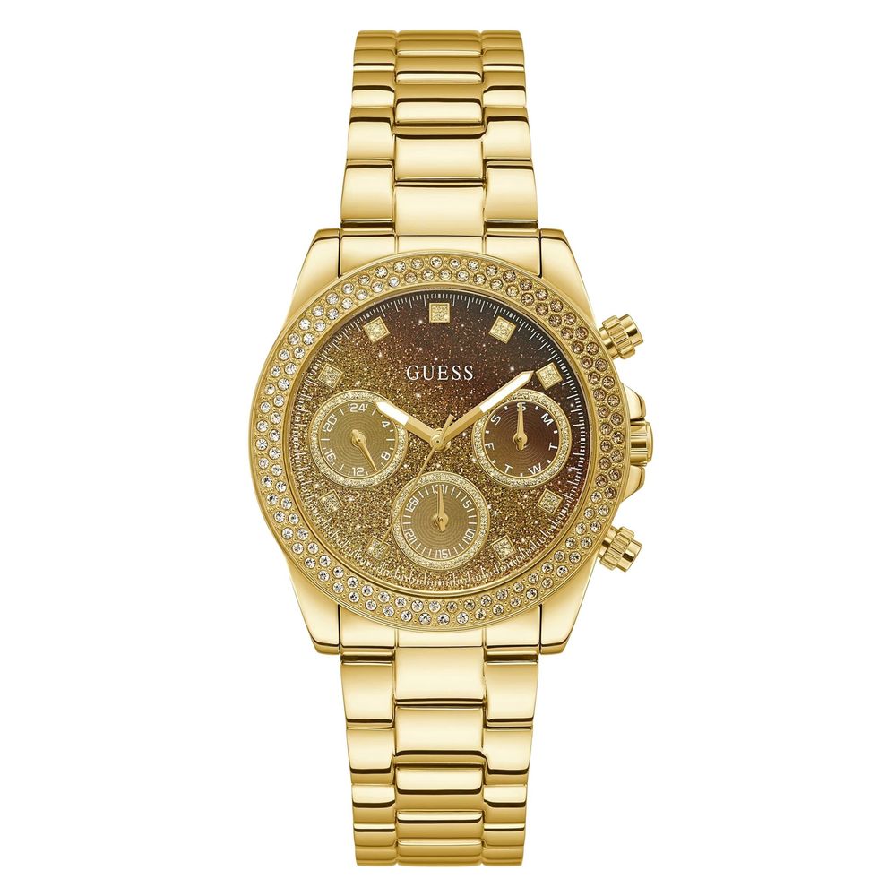 Guess Gold-Edelstahl-Uhr