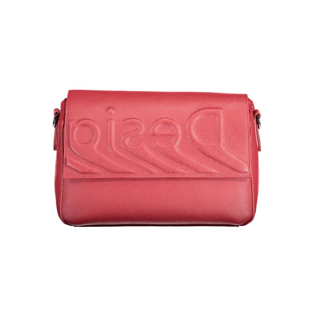 Desigual Rote Polyethylen Frauen Handtasche