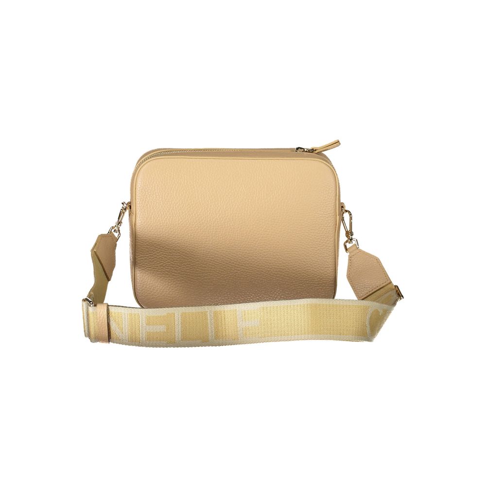 Coccinelle Beige Lederhandtasche