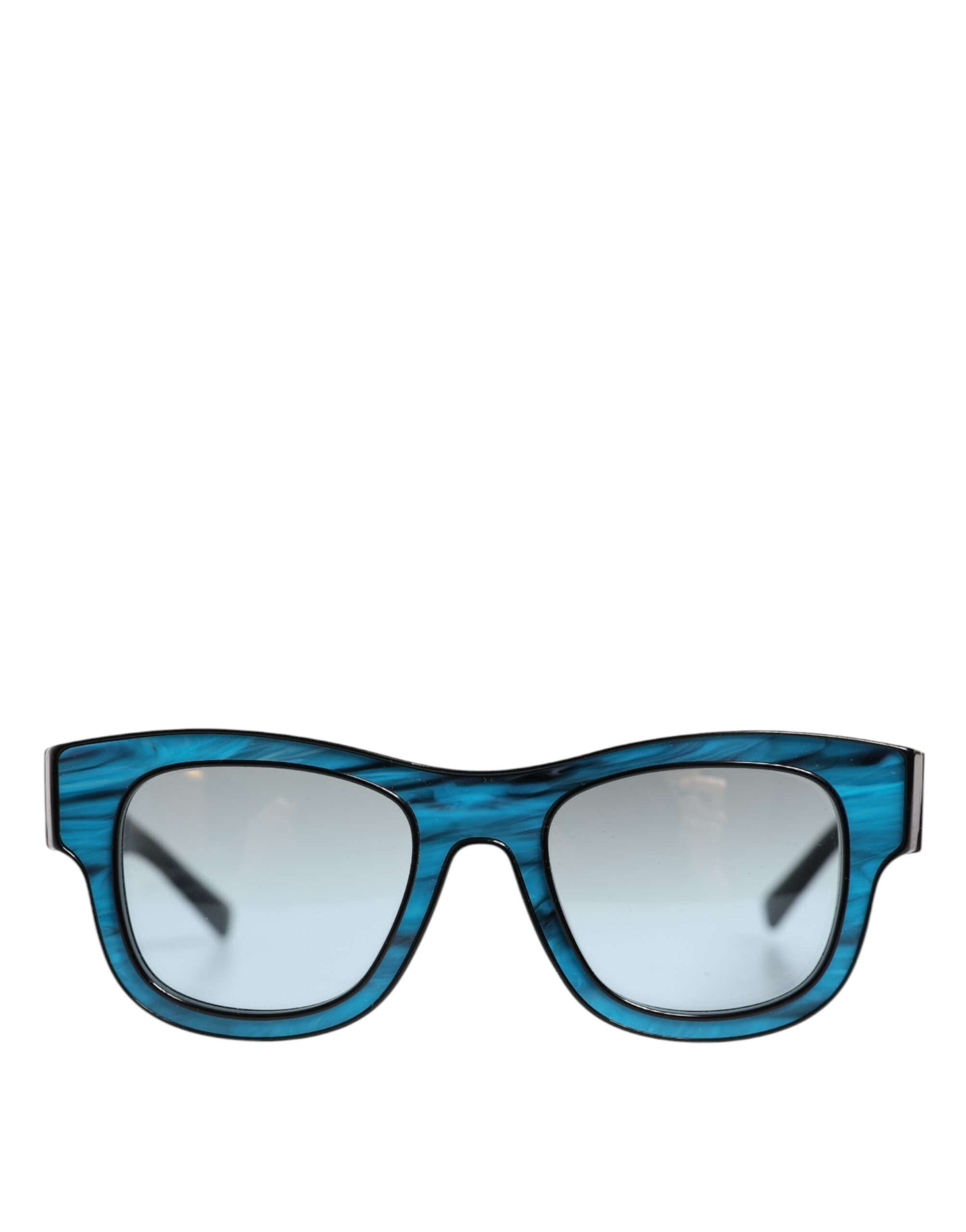 Dolce & Gabbana Blau schwarz marmoriert Metall DG2215K Eyewear Sonnenbrillen