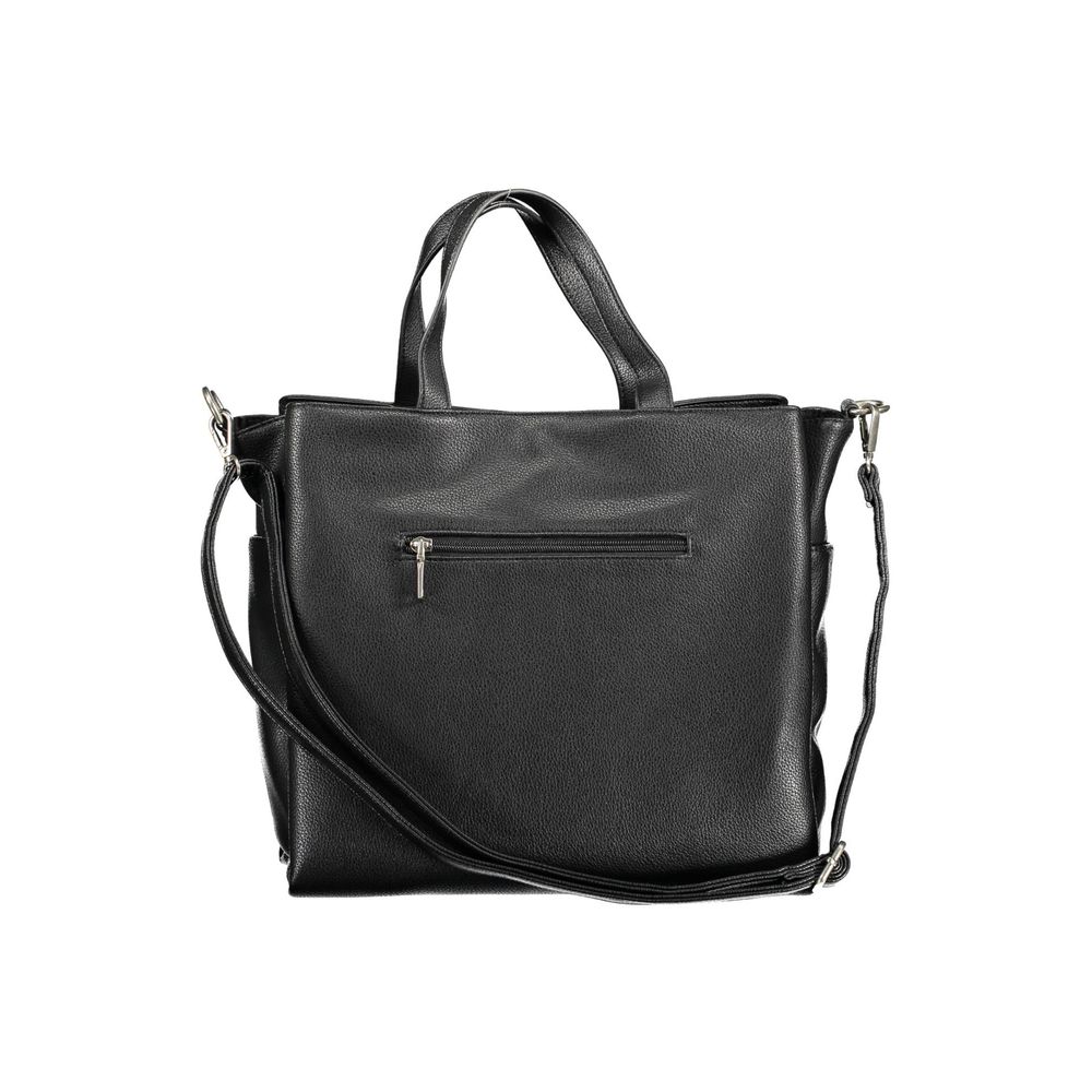 BYBLOS Schwarze Polyethylen-Handtasche