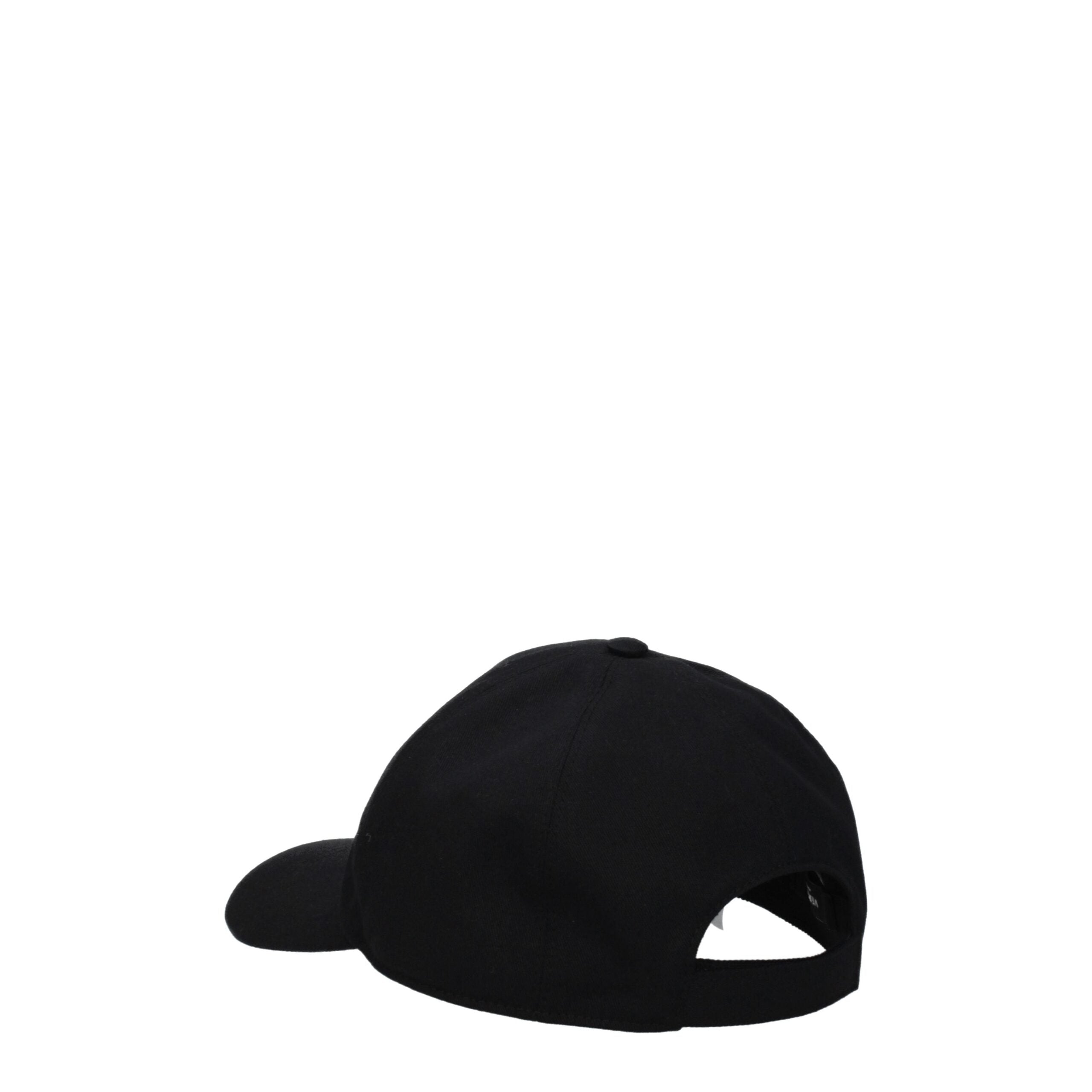 Versace Schwarze Baumwollmützen (Baseballmütze)