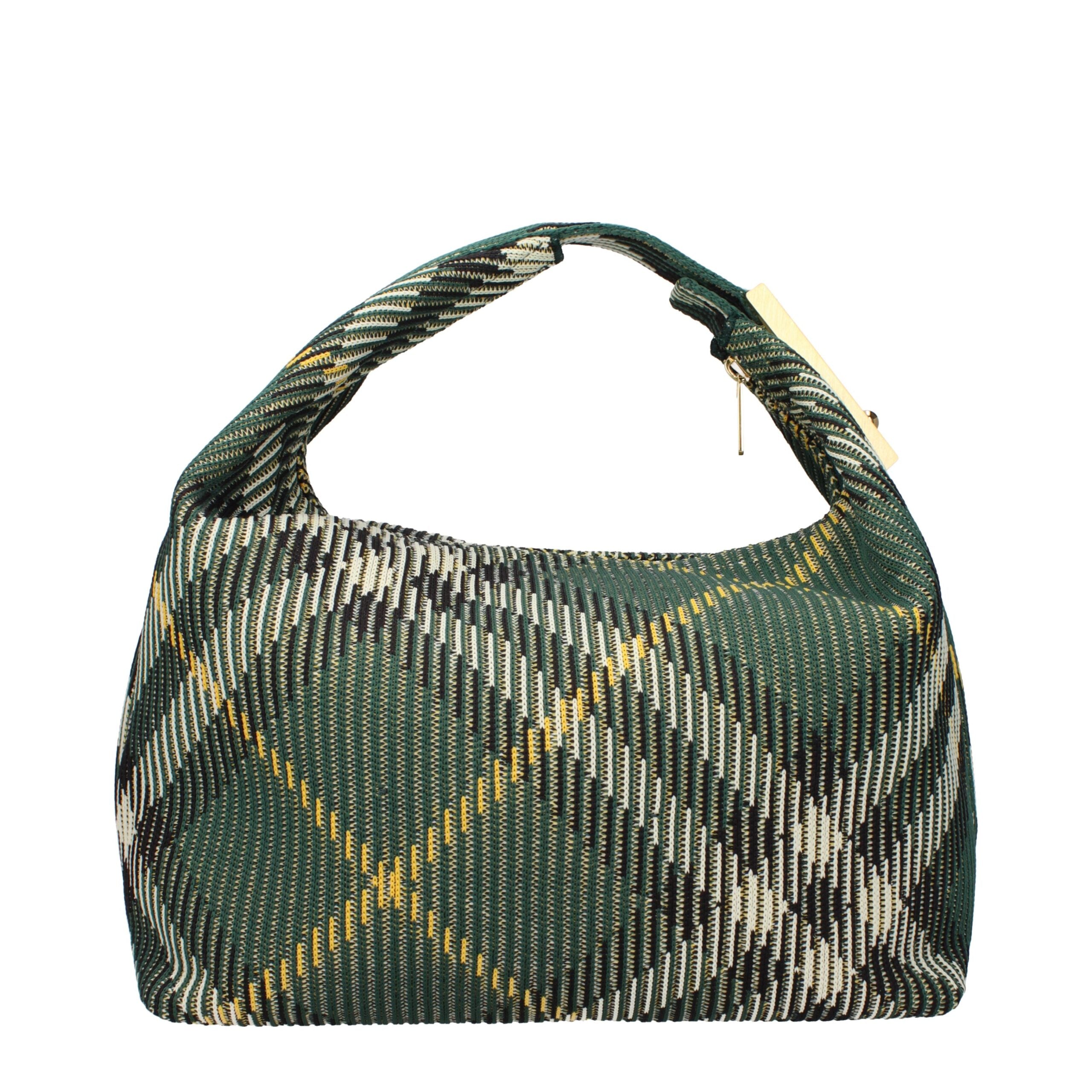Burberry Grüne Stoffhandtaschen