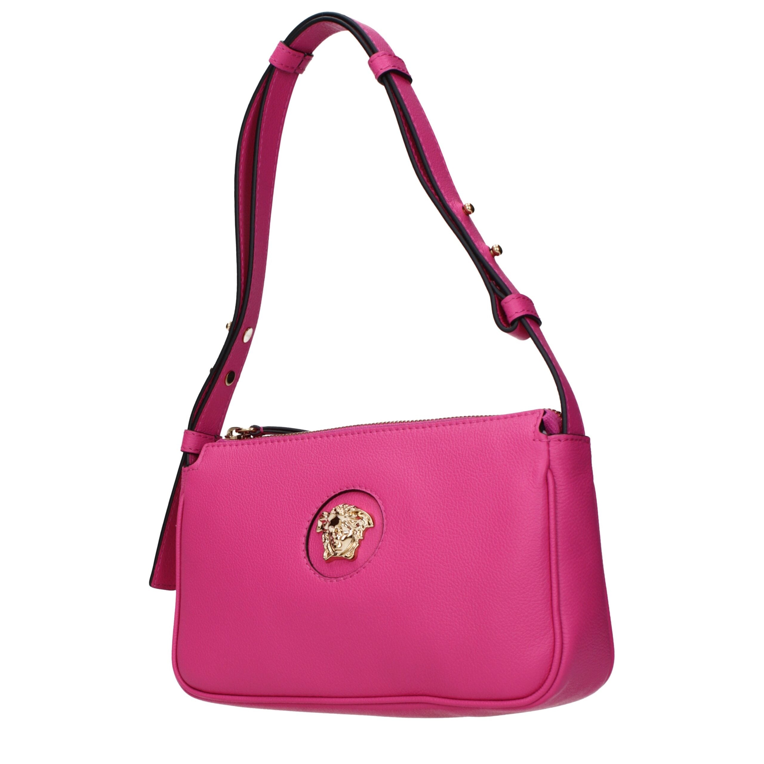 Versace Rosa Leder Umhängetaschen