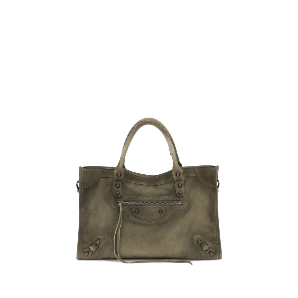 Balenciaga Wildleder Le City medium Handtasche