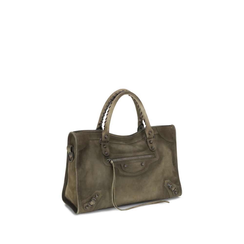Balenciaga Wildleder Le City medium Handtasche