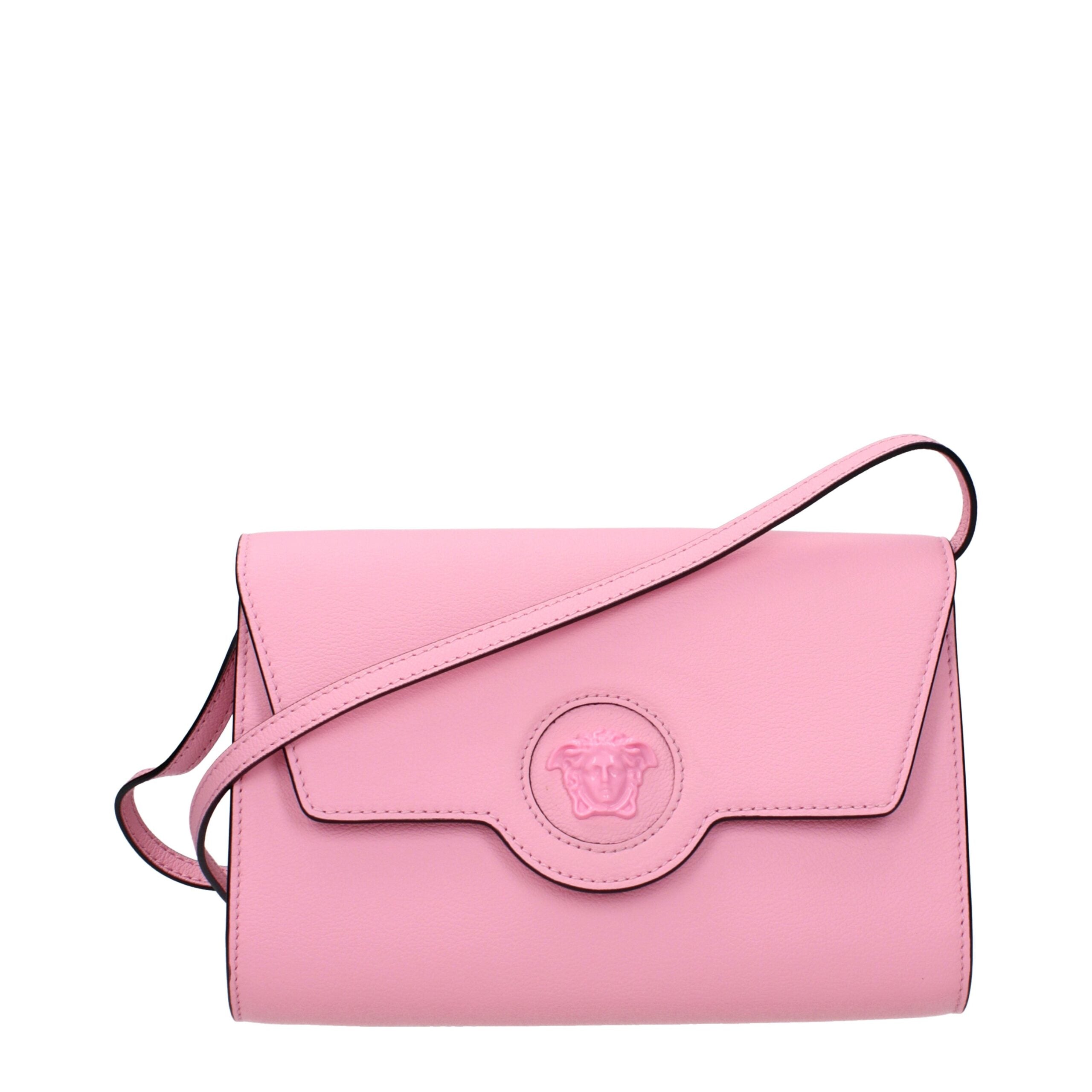 Versace Rosa Leder-Kupplungstaschen