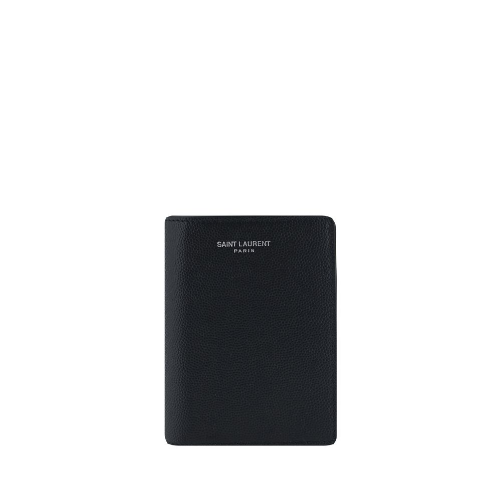Saint Laurent Geprägte Brieftasche