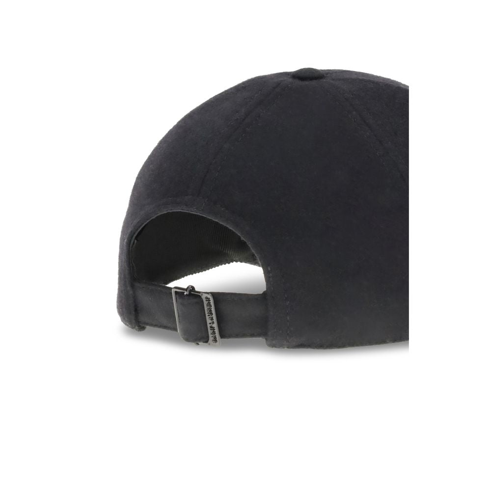 Saint Laurent Baseballmütze aus Wolle
