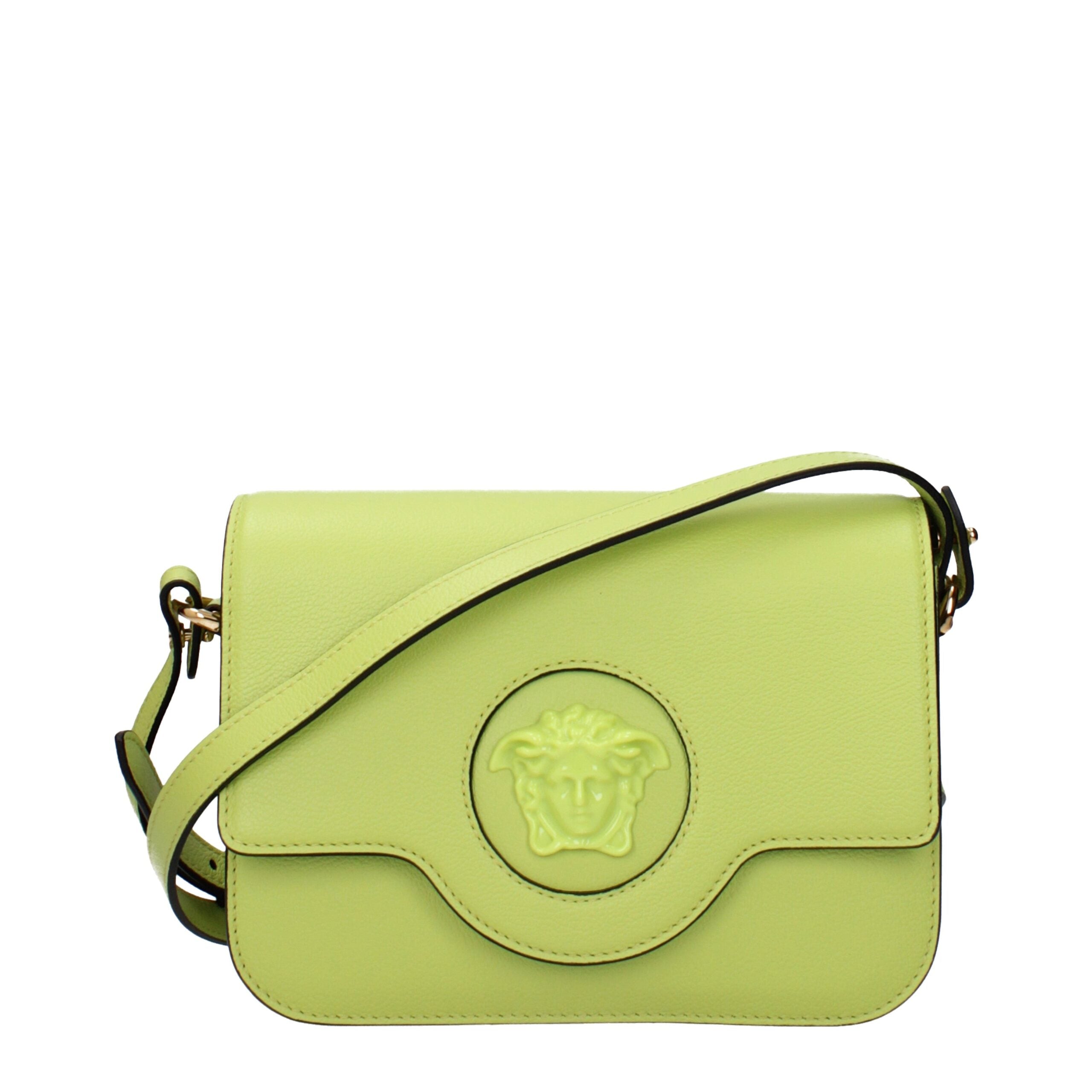 Versace Grüne Leder-Crossbody-Taschen