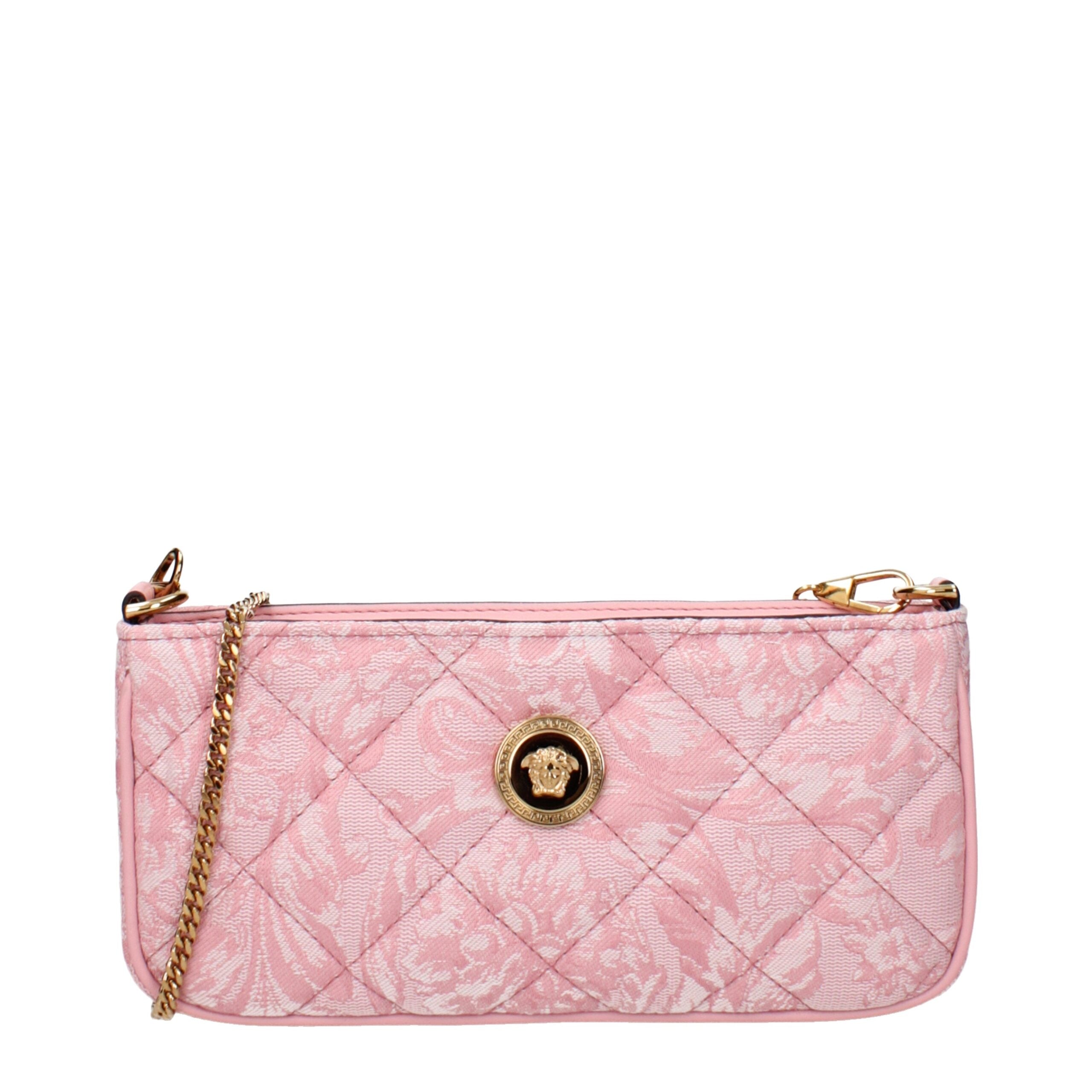 Versace Rosa Stoff-Crossbody-Taschen