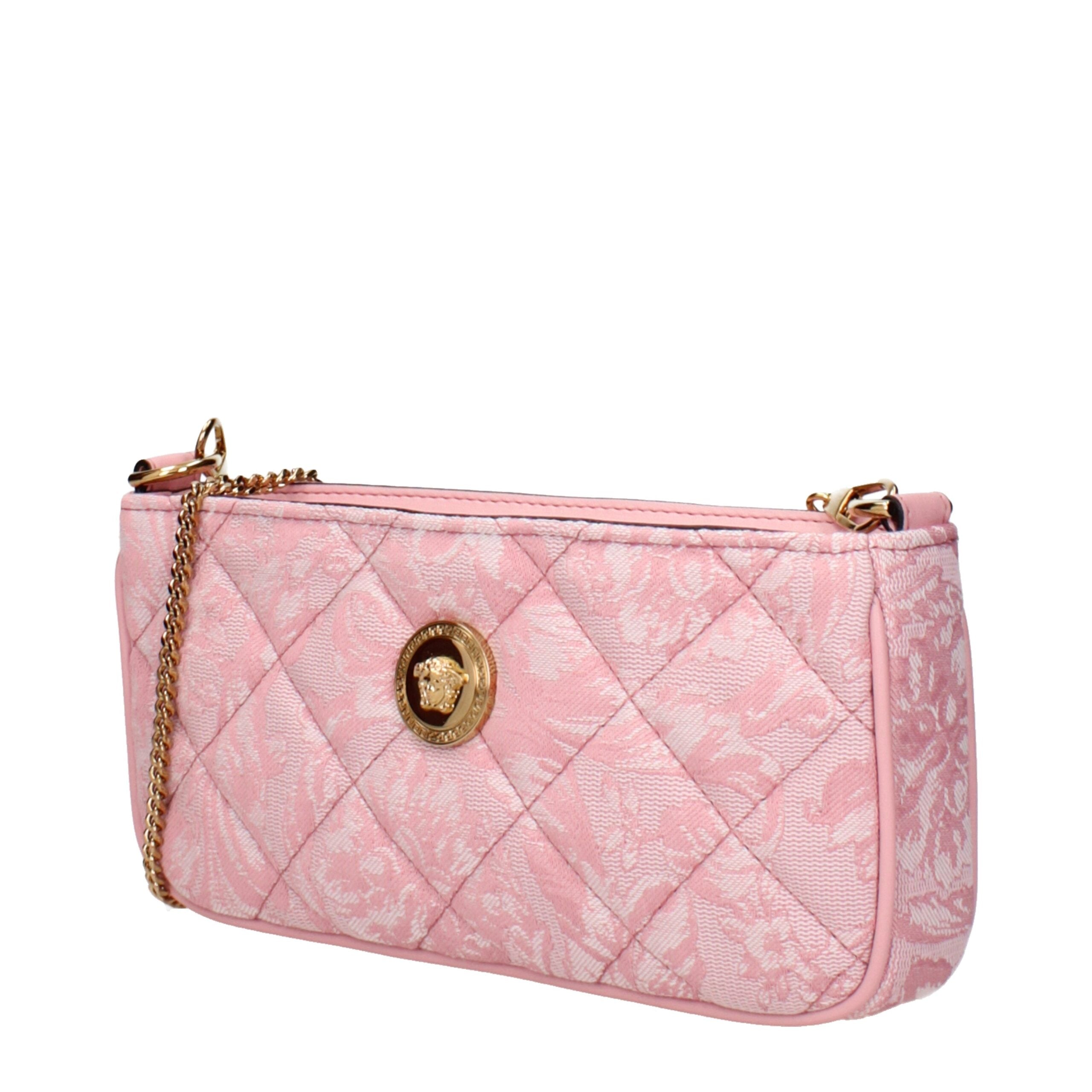 Versace Rosa Stoff-Crossbody-Taschen